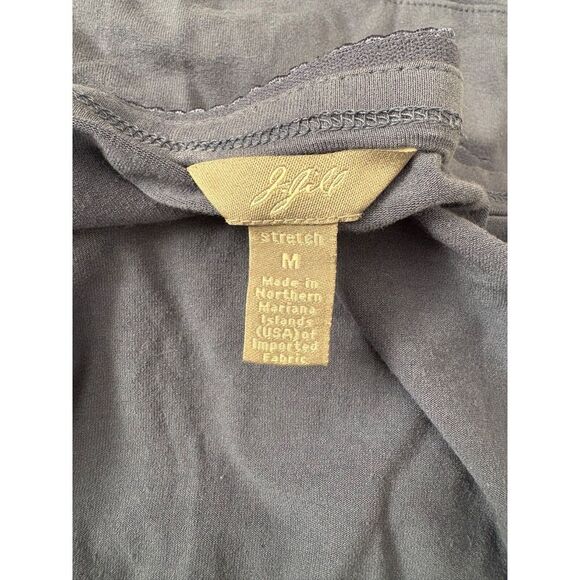 J. Jill Women's Size Medium Trumpet Skirt Dusty Blue Nylon‎ Pull On - Picture 4 of 7